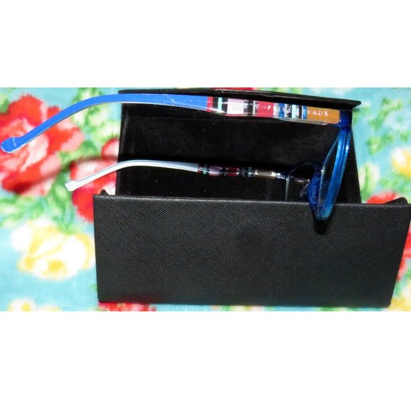 Prive Revaux Easy Breezy Blue Striped Blue Light Readers Strength 0.00, Case - Picture 10 of 10